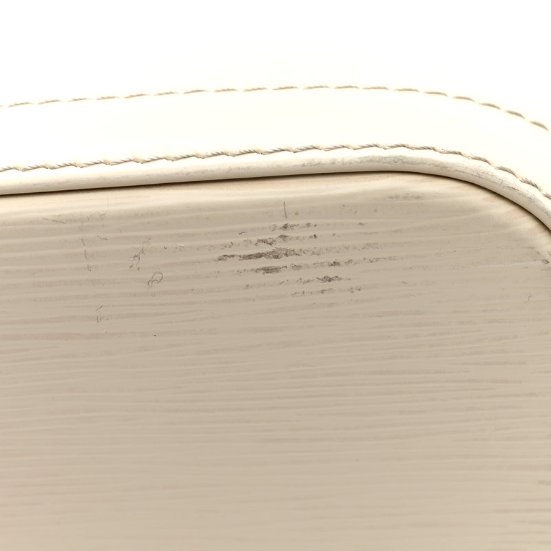 Louis Vuitton Epi Alma Pm White