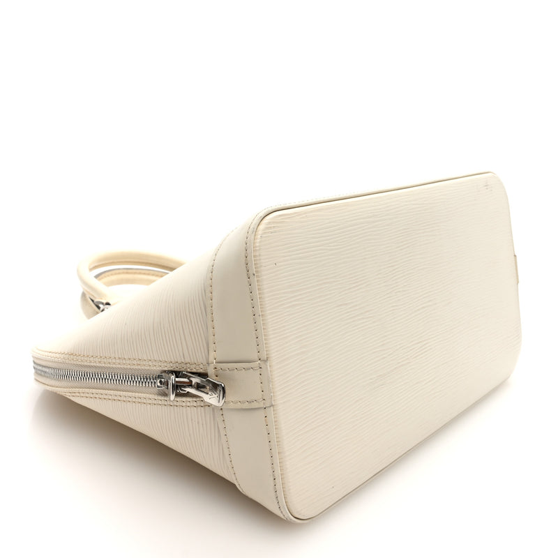 Louis Vuitton Epi Alma Pm White