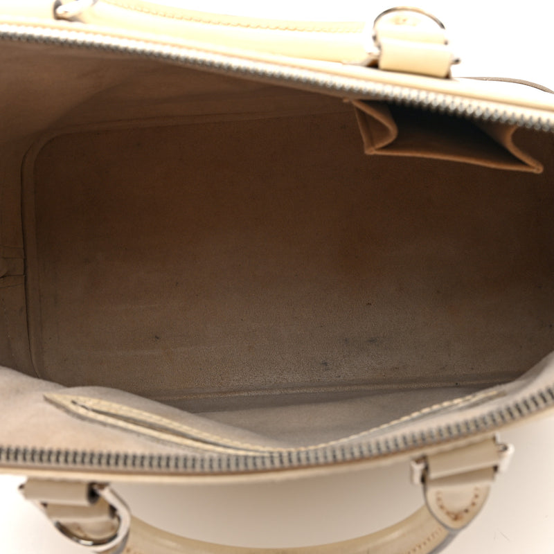 Louis Vuitton Epi Alma Pm White