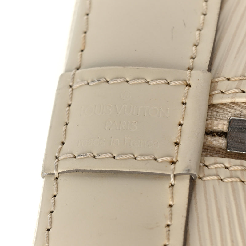 Louis Vuitton Epi Alma Pm White