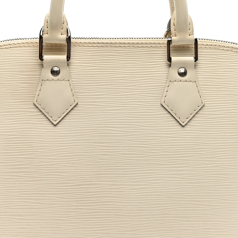Louis Vuitton Epi Alma Pm White