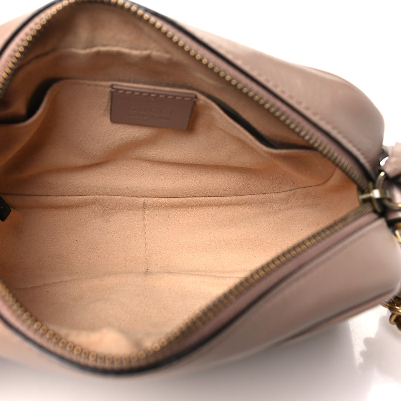 Gucci Calfskin Matelasse Mini Gg Marmont