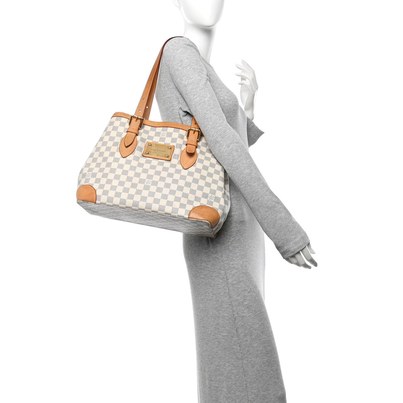 Louis Vuitton Damier Azur Hampstead Mm