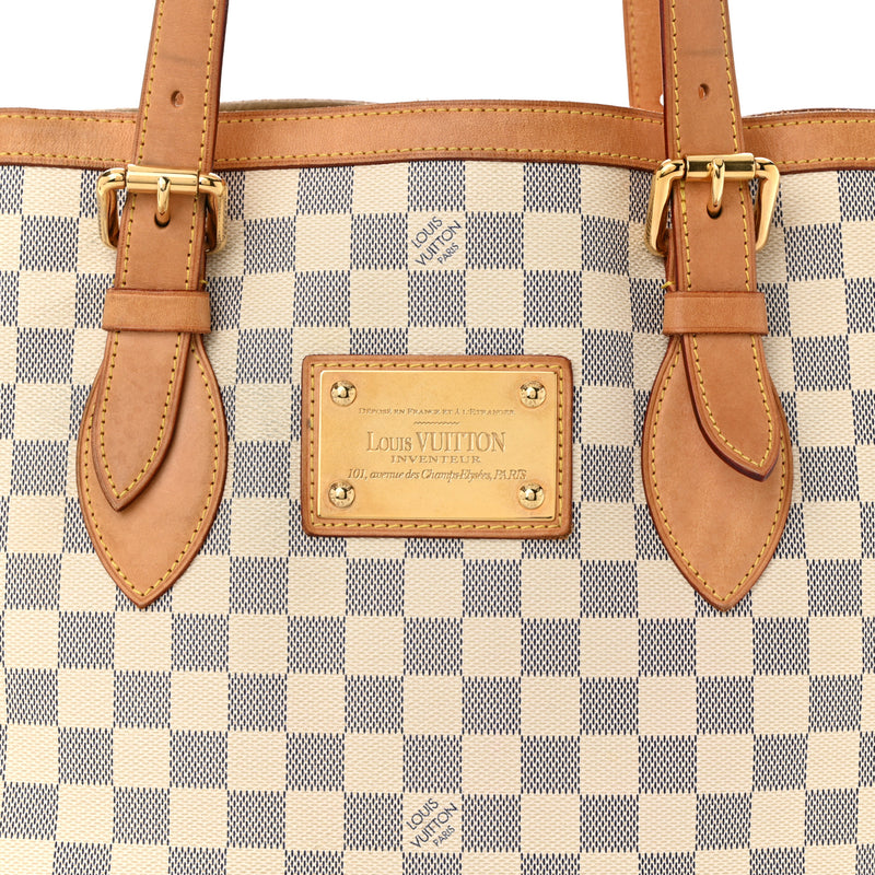Louis Vuitton Damier Azur Hampstead Mm