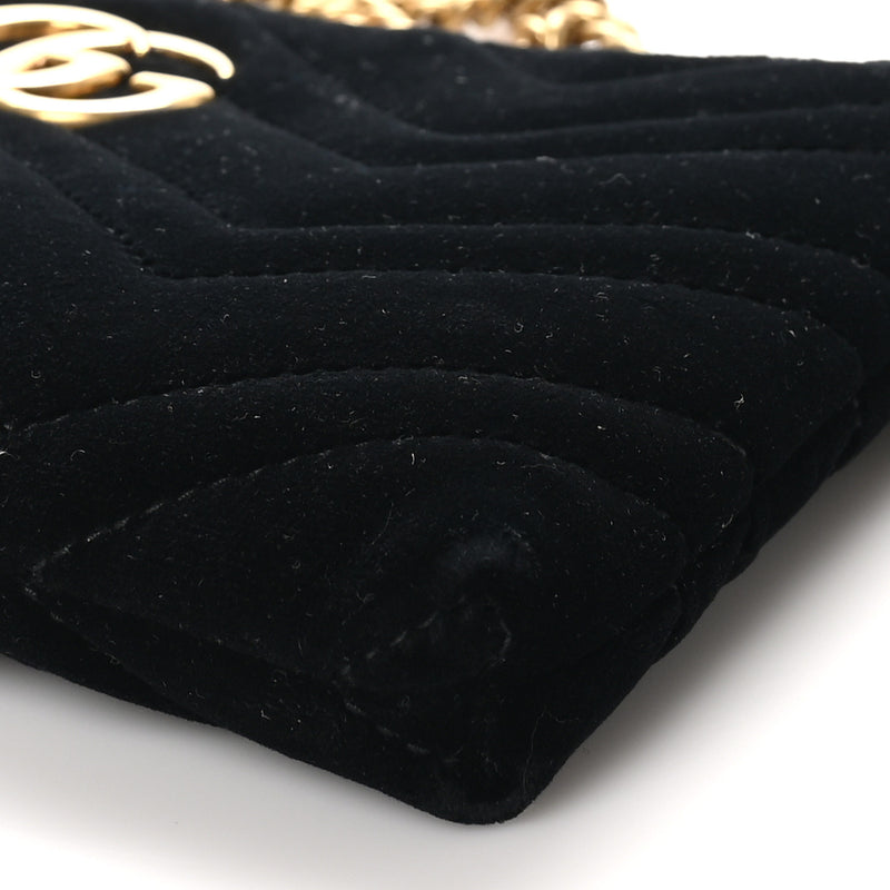 Gucci Velvet Matelasse Mini Gg Marmont