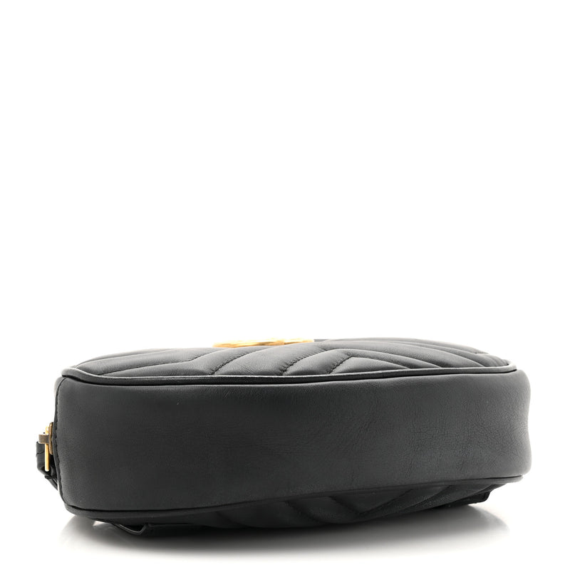Gucci Calfskin Matelasse Gg Marmont Belt