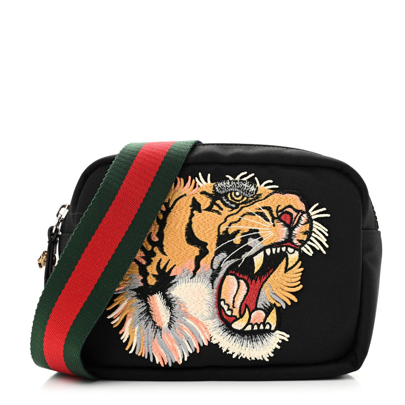 Gucci Canvas Web Tiger Embroidered