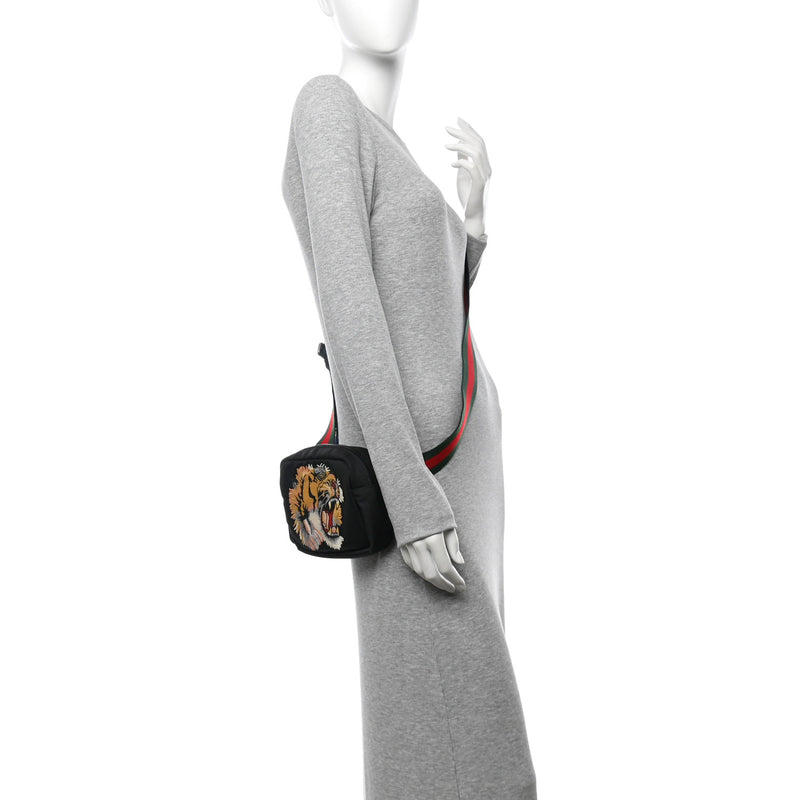 Gucci Canvas Web Tiger Embroidered