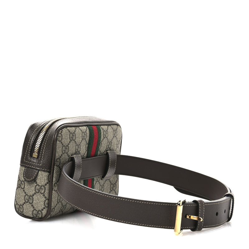 Gucci Gg Supreme Web Small Ophidia Belt