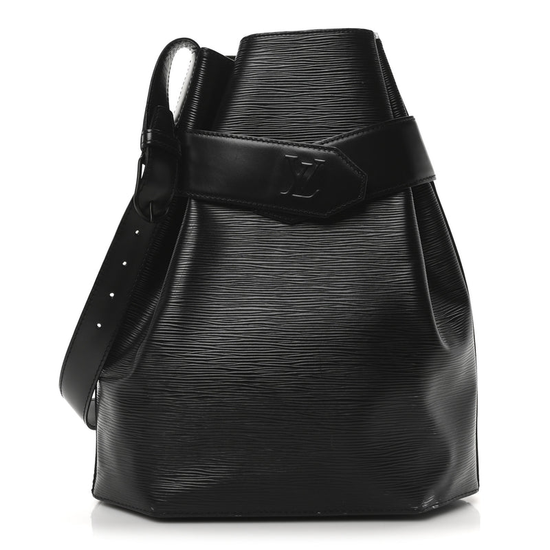 Louis Vuitton Epi Sac D'Epaule Black