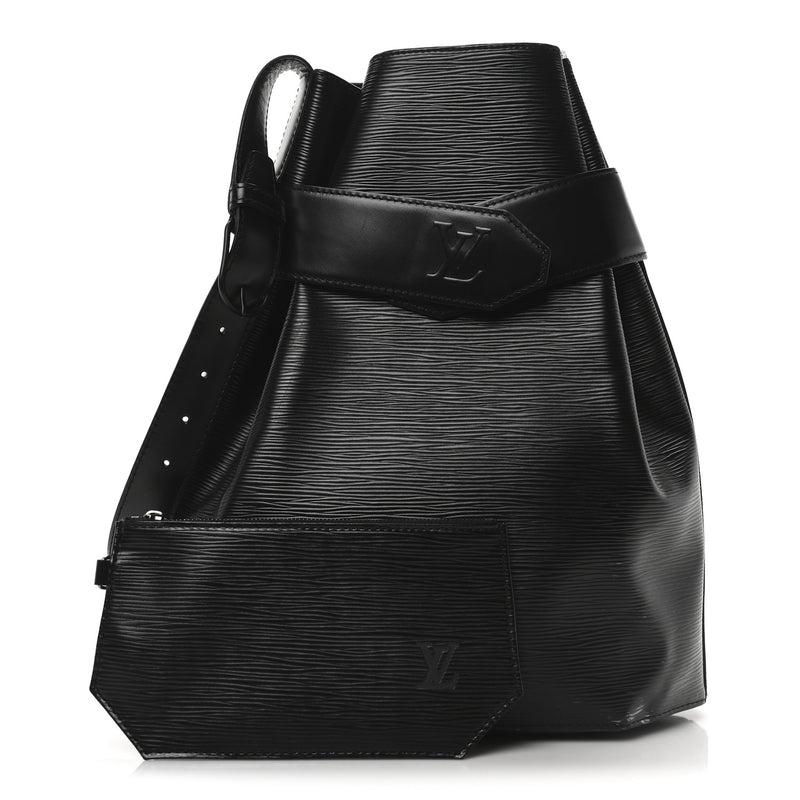 Louis Vuitton Epi Sac D'Epaule Black