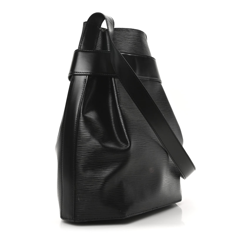Louis Vuitton Epi Sac D'Epaule Black