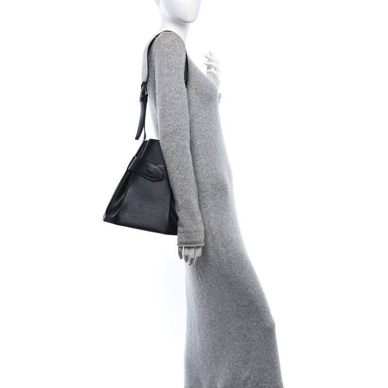 Louis Vuitton Epi Sac D'Epaule Black