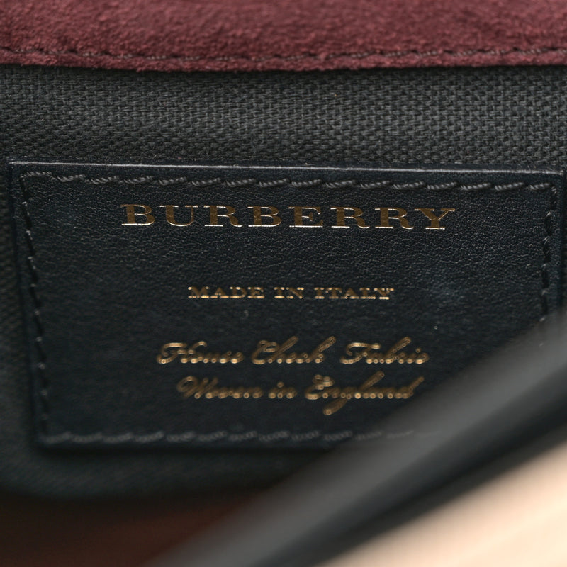 Burberry Derby Calfskin House Check
