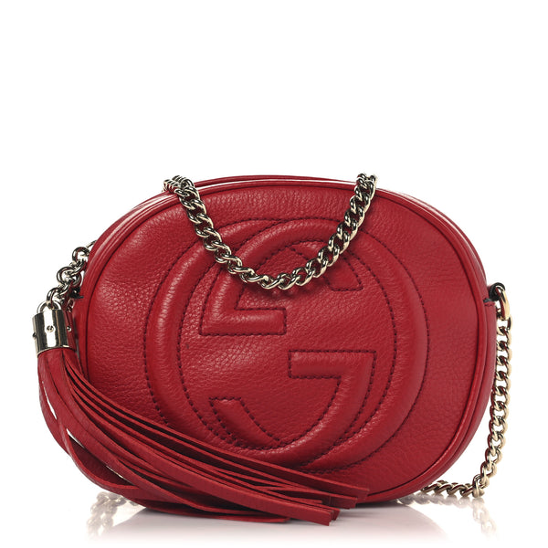 Gucci Pebbled Calfskin Mini Soho Chain