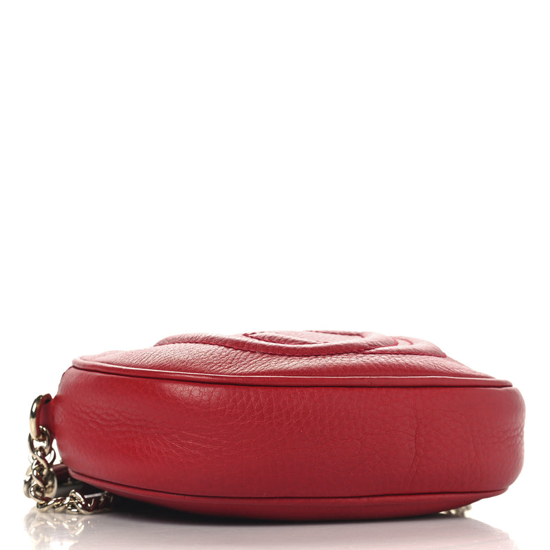 Gucci Pebbled Calfskin Mini Soho Chain