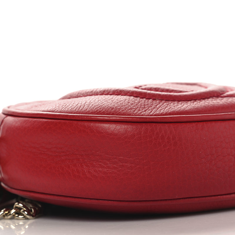 Gucci Pebbled Calfskin Mini Soho Chain