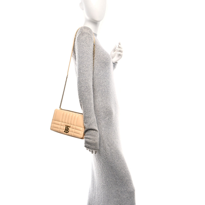 Burberry Lambskin Quilted Small Lola Bag