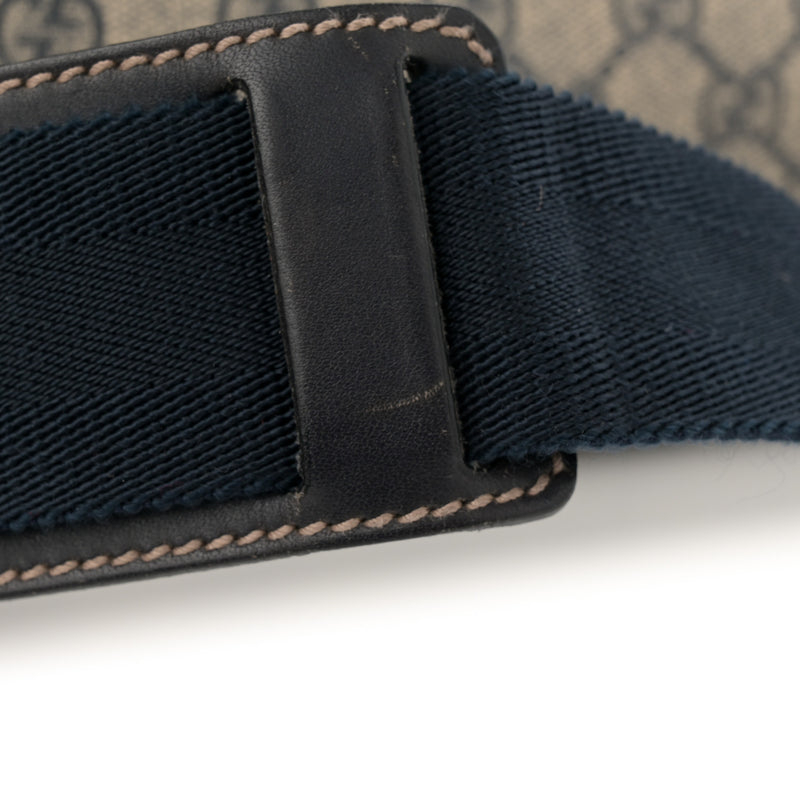 Gucci Gg Plus Messenger Diaper Bag Navy