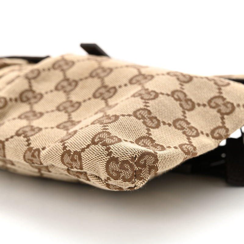 Gucci Gg Double Pocket Belt Bag Dark