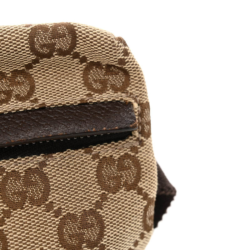 Gucci Gg Double Pocket Belt Bag Dark