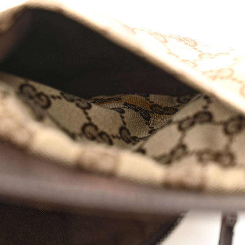 Gucci Gg Double Pocket Belt Bag Dark