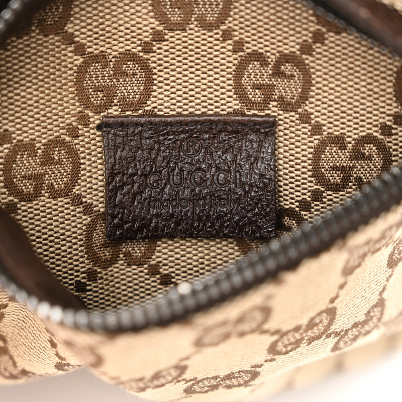 Gucci Gg Double Pocket Belt Bag Dark