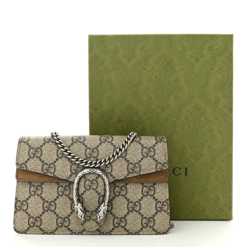 Gucci Gg Supreme Super Mini Dionysus