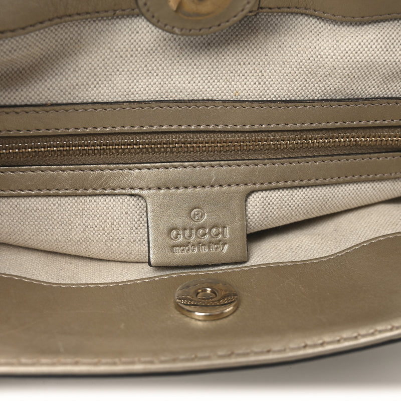 Gucci Web Medium Mayfair Tote Gold