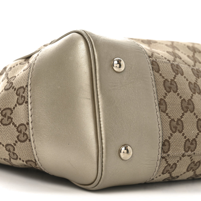 Gucci Web Medium Mayfair Tote Gold
