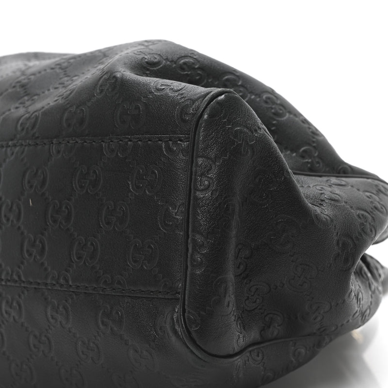 Gucci Guccissima Medium Sukey Tote Black