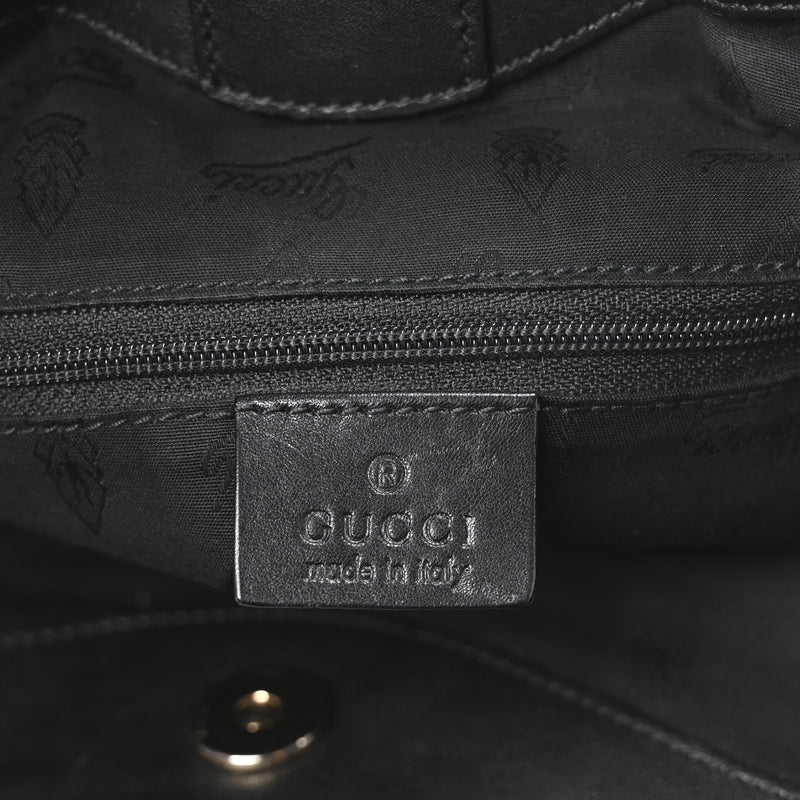 Gucci Guccissima Medium Sukey Tote Black