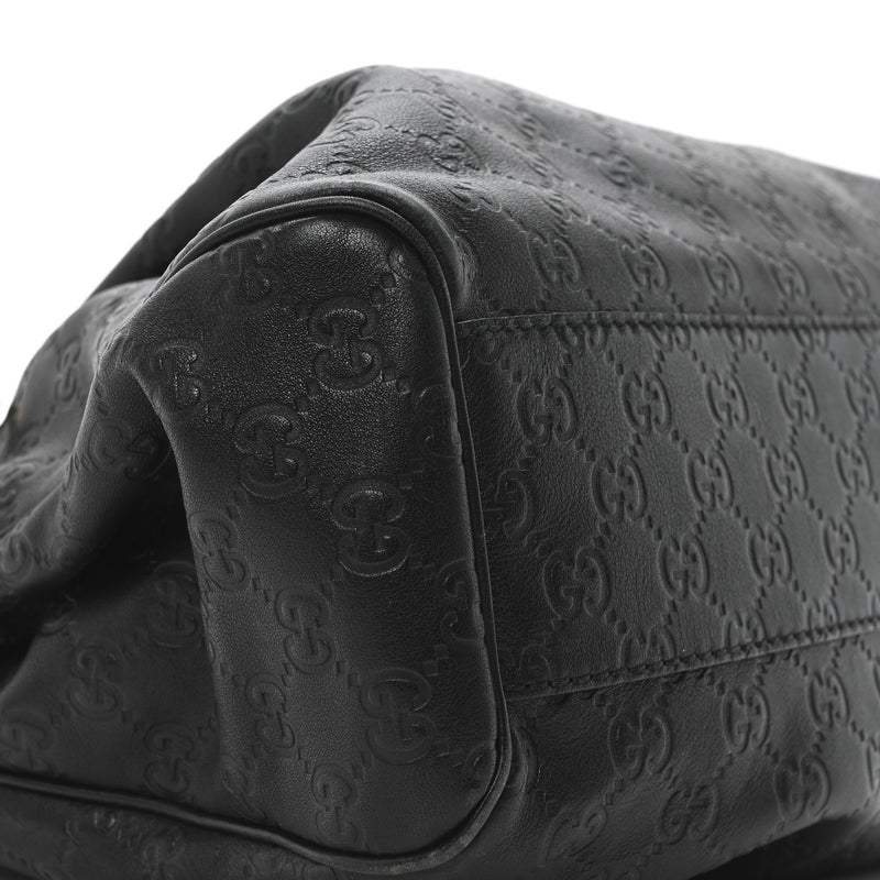 Gucci Guccissima Medium Sukey Tote Black