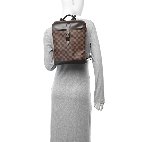 Louis Vuitton Damier Ebene Soho Backpack