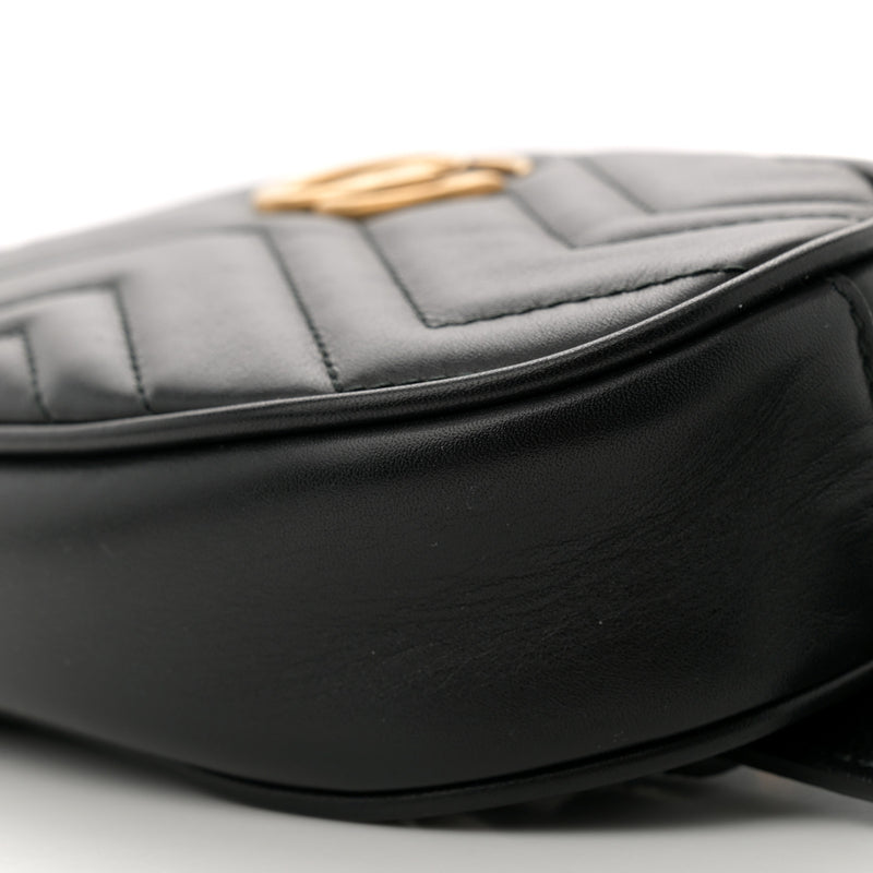 Gucci Calfskin Matelasse Gg Marmont Belt