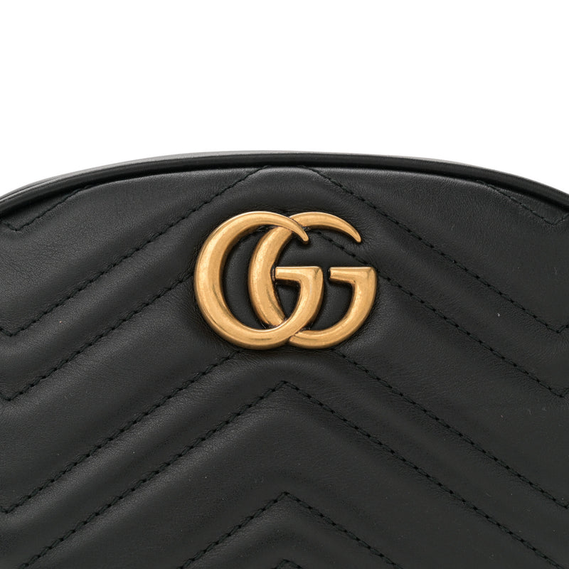 Gucci Calfskin Matelasse Gg Marmont Belt