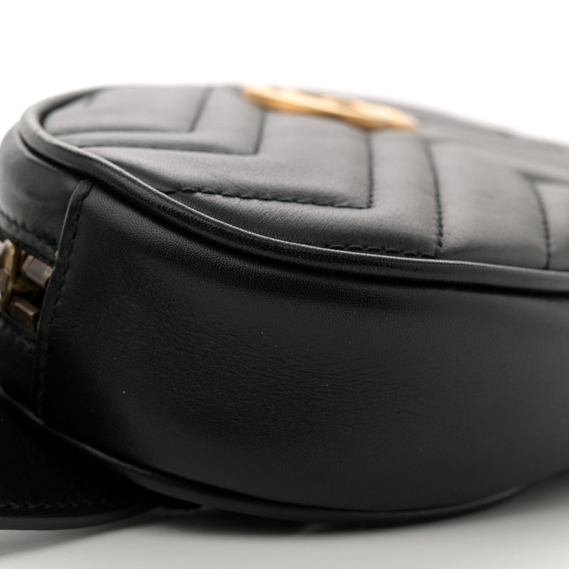 Gucci Calfskin Matelasse Gg Marmont Belt