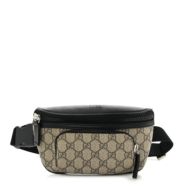 Gucci Gg Supreme Belt Bag Black