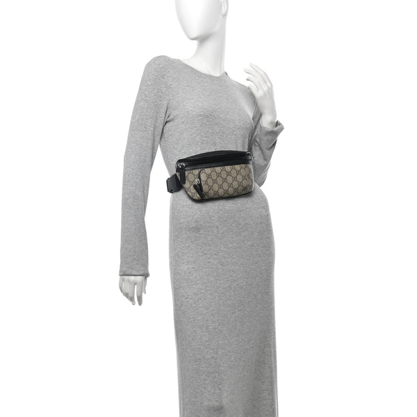 Gucci Gg Supreme Belt Bag Black