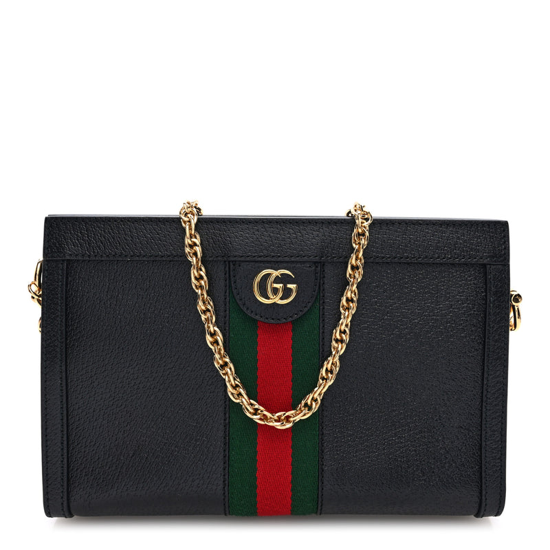Gucci Calfskin Gg Web Small Ophidia