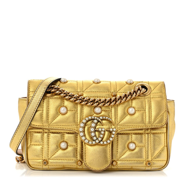 Gucci Metallic Calfskin Matelasse