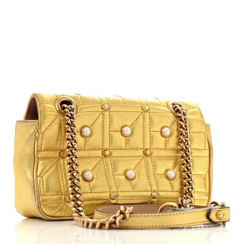 Gucci Metallic Calfskin Matelasse
