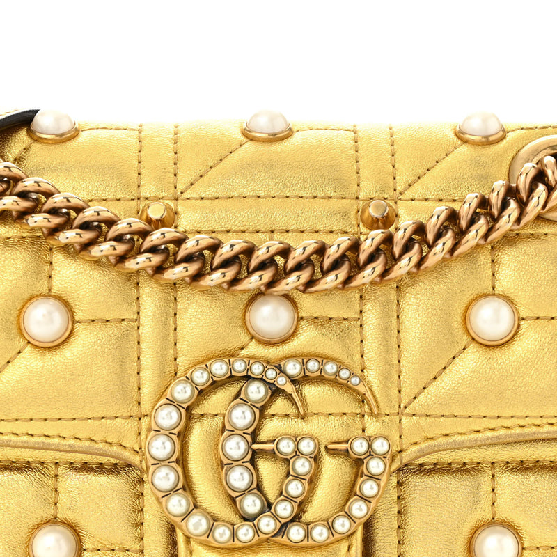 Gucci Metallic Calfskin Matelasse