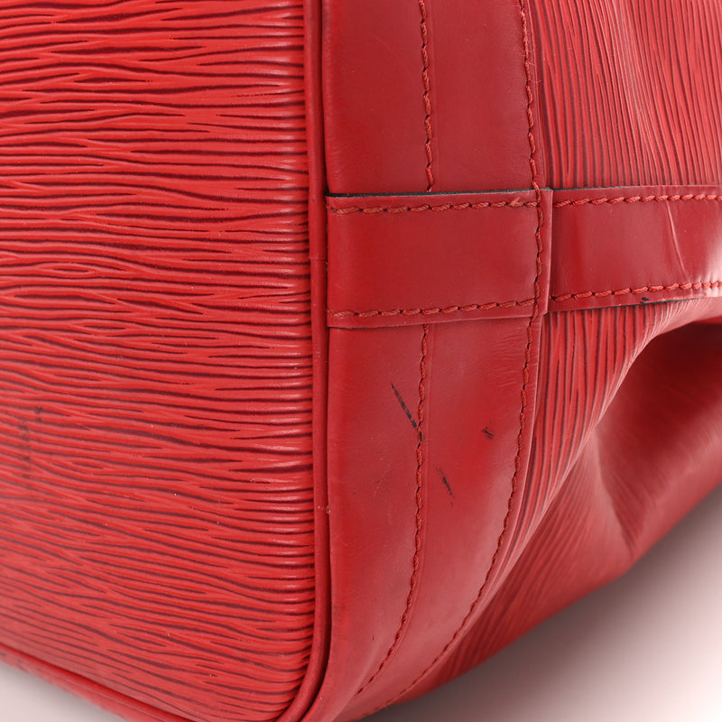 Louis Vuitton Epi Noe Castillan Red