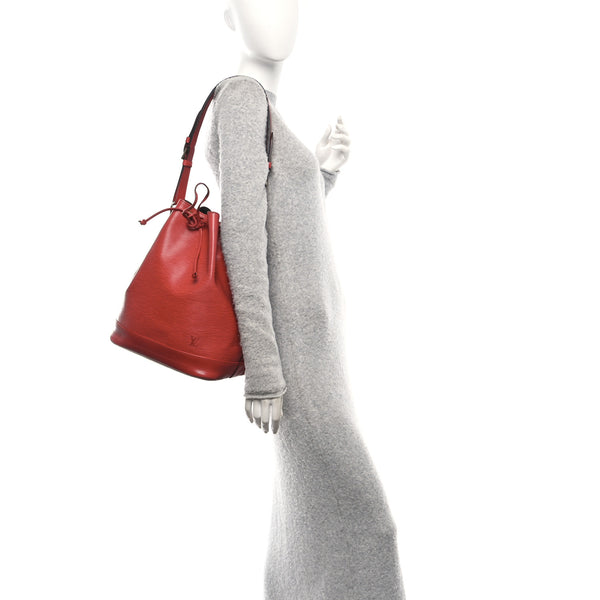 Louis Vuitton Epi Noe Castillan Red