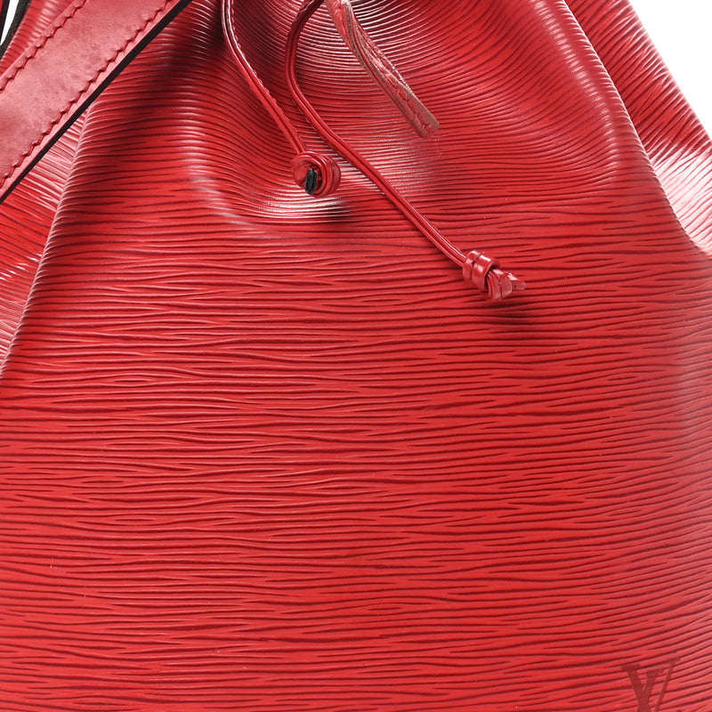 Louis Vuitton Epi Noe Castillan Red