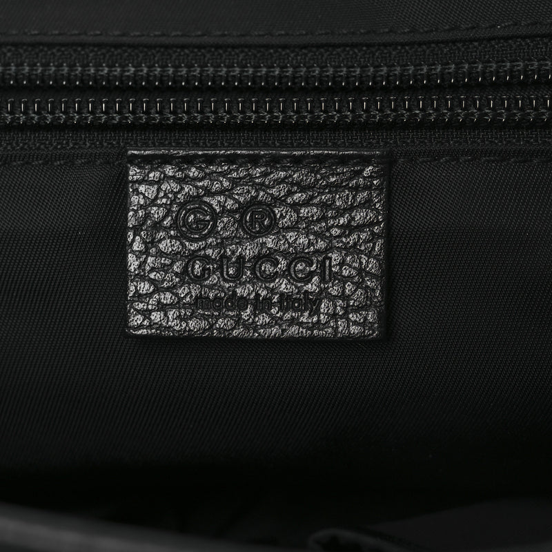 Gucci Nylon Double Buckle Flap Messenger