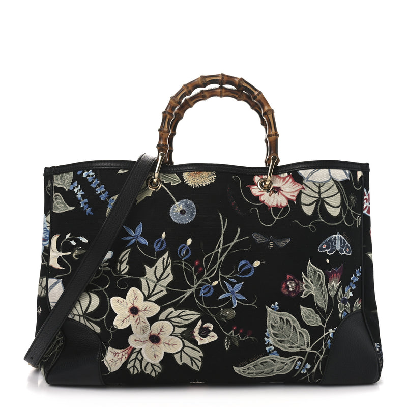 Gucci Canvas Cellarius Calfskin Flora