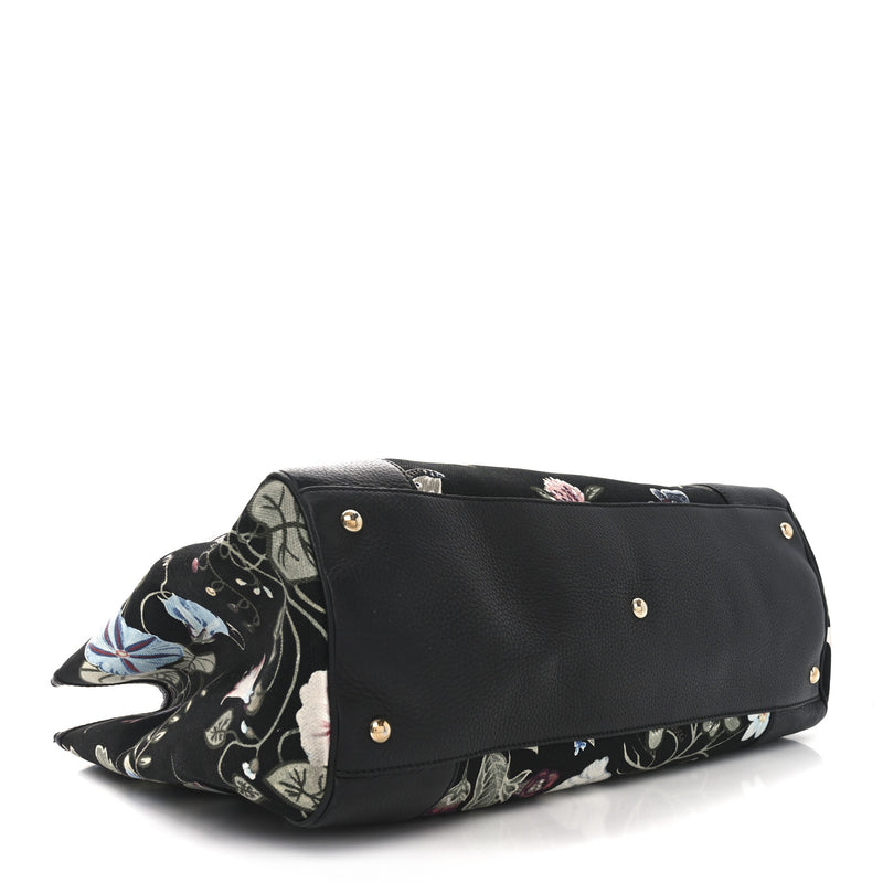 Gucci Canvas Cellarius Calfskin Flora