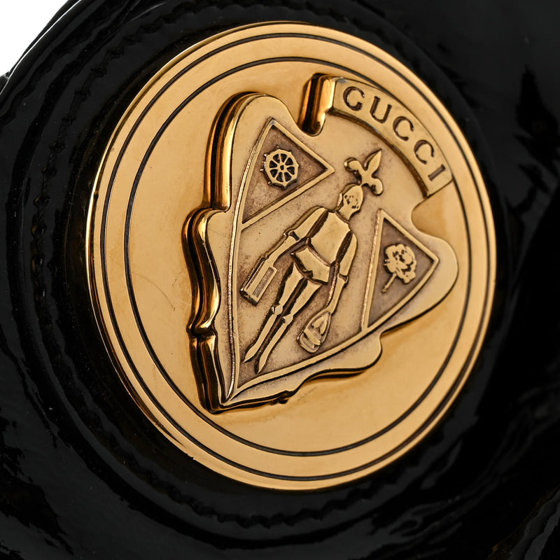 Gucci Patent Large Hysteria Top Handle